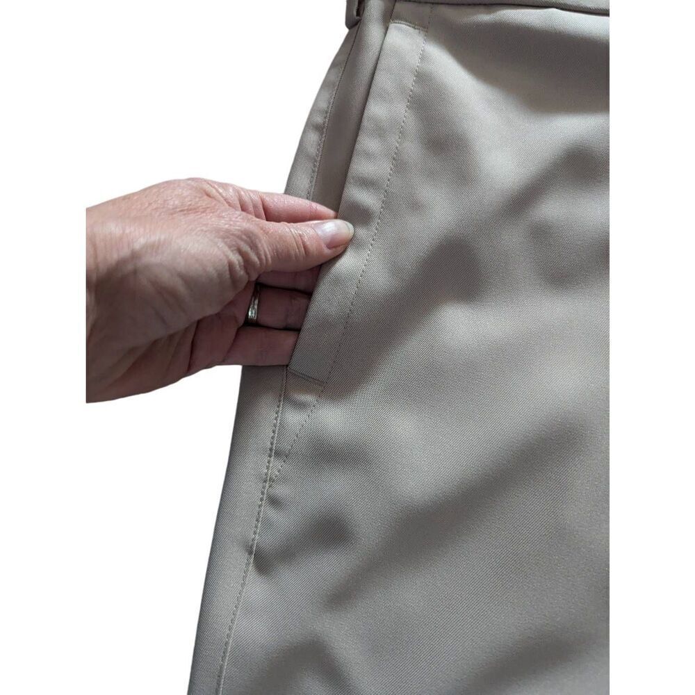 Peter Millar Men's Khaki Solid Polyester Button &… - image 4